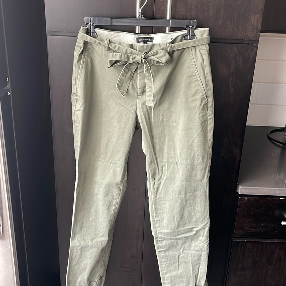 Business casual pants with bow
